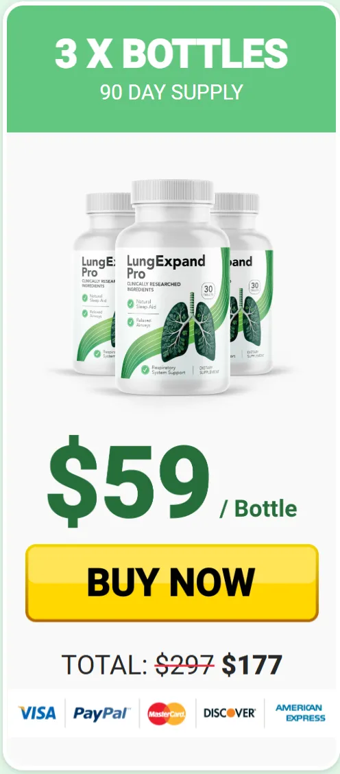 LungExpand Pro price 3 bottle